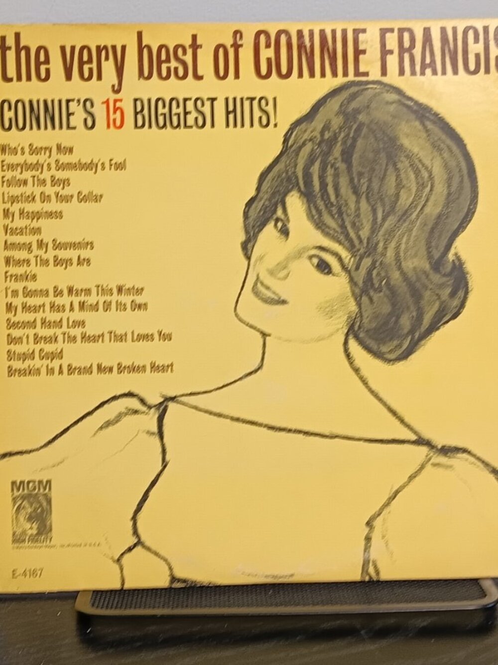 Connie Francis  -  Connie's 15 Biggest Hits!- Circa 1963